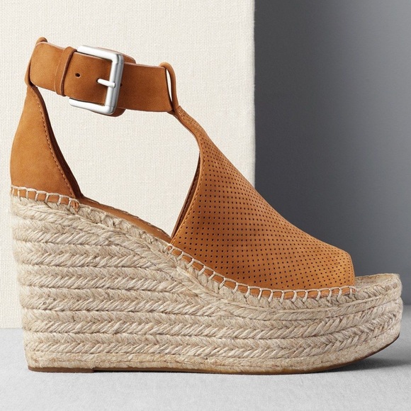 Marc Fisher LTD Annie Perforated Espadrille Wedge - Picture 5 of 8